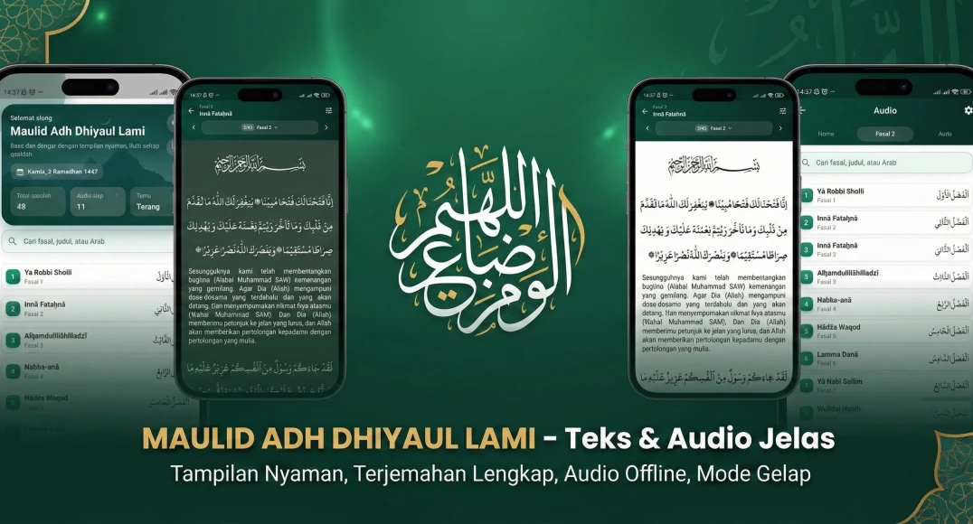 Aplikasi Maulid Adhiya Ulami 